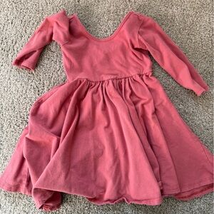 Casual Pink Kids Dress
